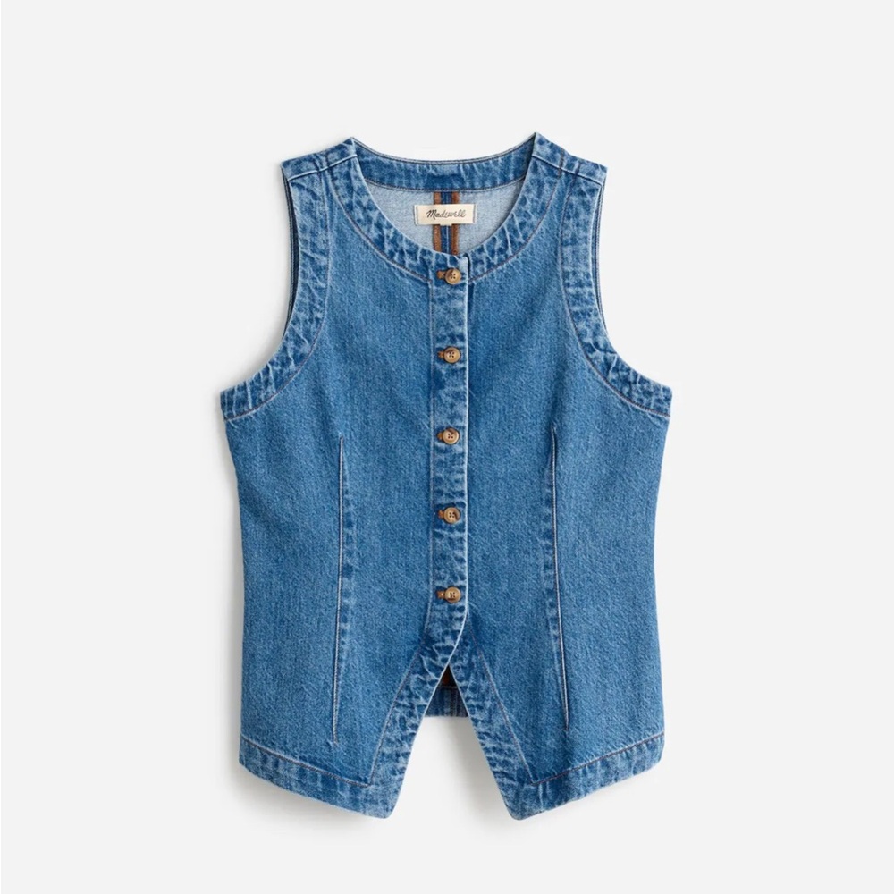Madewell Denim Vest in Java Wash